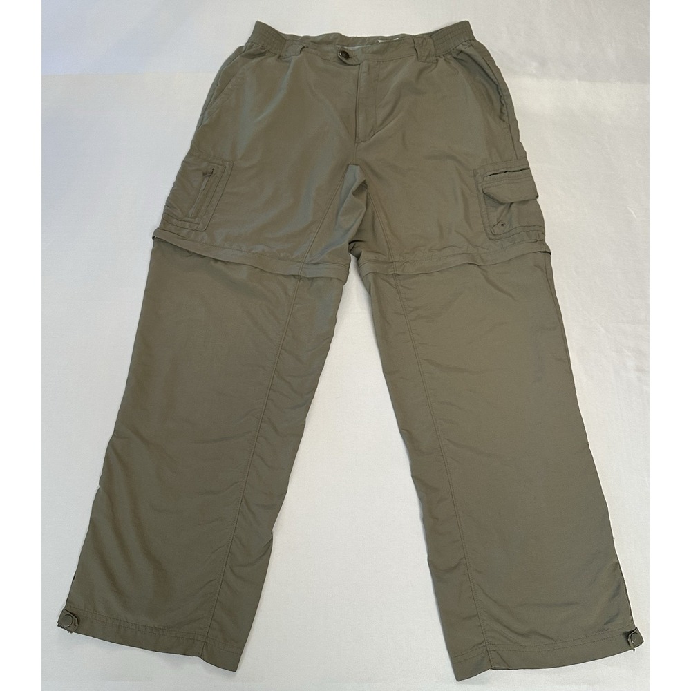 Columbia Titanium Womens M Convertible Hiking Pants Shorts Nylon Zip Off Cargo